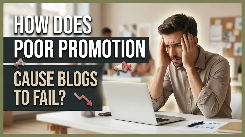 How Does Poor Promotion Cause Blogs to Fail?